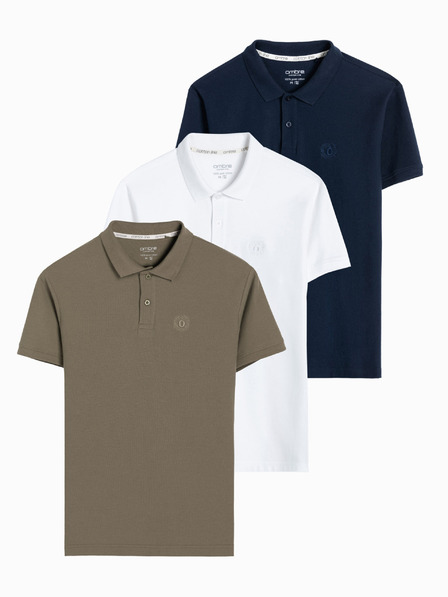 Ombre Clothing Pánska pletená polokošeľa Ombre Oblečenie