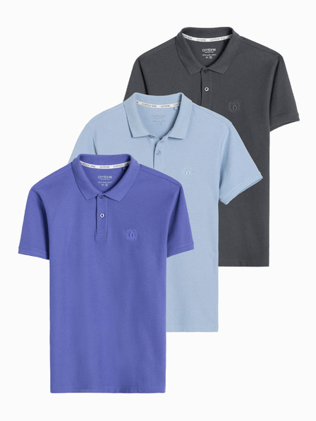 Ombre Clothing Pánska pletená polokošeľa Ombre Oblečenie