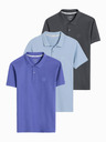 Ombre Clothing Pánska pletená polokošeľa Ombre Oblečenie