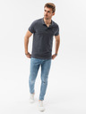 Ombre Clothing Pánska pletená polokošeľa Ombre Oblečenie