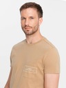 Ombre Clothing Pánske bavlnené tričko s potlačou Ombre Pocket Ombre Streetstyle Ombre oblečenie
