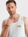 Ombre Clothing Pánske bavlnené tielko s potlačou Summer Vibe Ombre Oblečenie