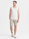 Ombre Clothing Pánske bavlnené tielko s potlačou Summer Vibe Ombre Oblečenie