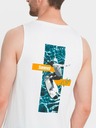 Ombre Clothing Pánske bavlnené tielko s potlačou Summer Vibe Ombre Oblečenie