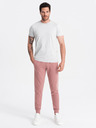 Ombre Clothing Pánske bavlnené tepláky BASIC jogger Ombre Clothing