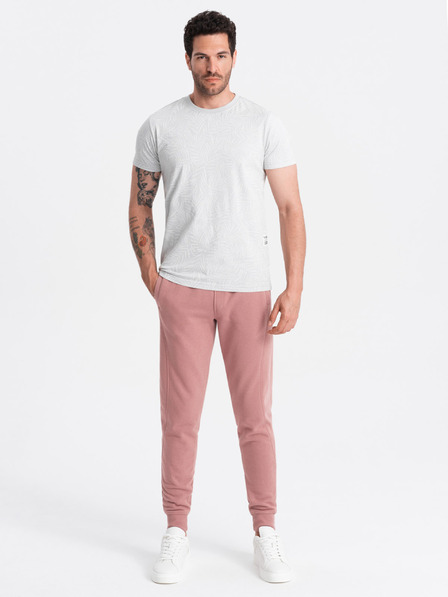 Ombre Clothing Pánske bavlnené tepláky BASIC jogger Ombre Clothing