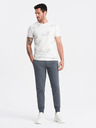 Ombre Clothing Pánske bavlnené tepláky BASIC Ombre Clothing