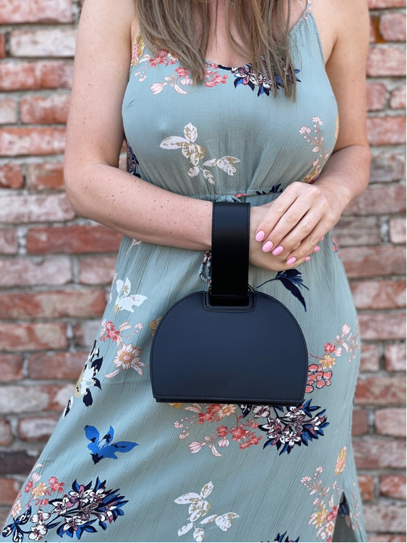 Elega Čierna dámska kabelka Elega Amber