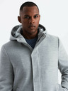 Ombre Clothing Pánsky kabát s kapucňou Ombre Oblečenie