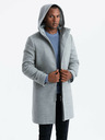 Ombre Clothing Pánsky kabát s kapucňou Ombre Oblečenie