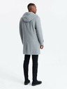 Ombre Clothing Pánsky kabát s kapucňou Ombre Oblečenie