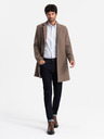 Ombre Clothing Elegantný pánsky jednoradový kabát zo zmesi vlny Ombre Clothing V1 OM-COWC-0114
