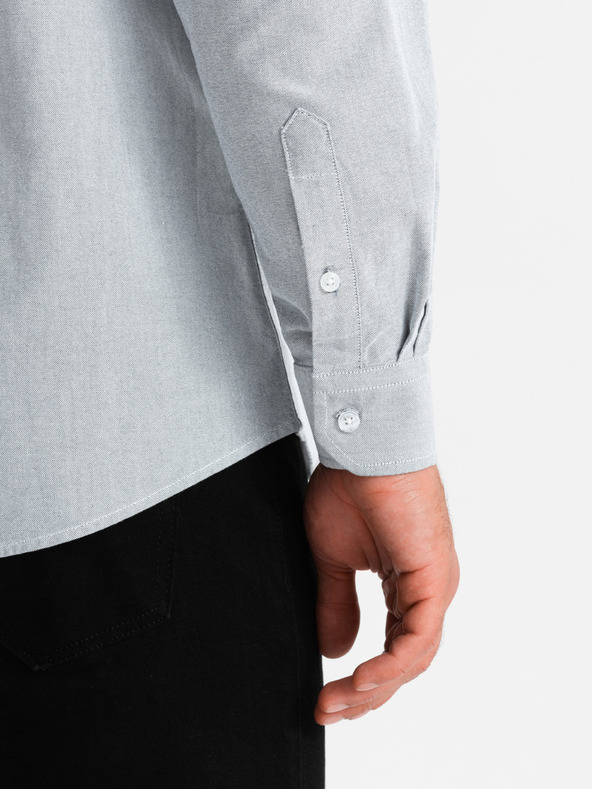 Ombre Clothing Pánska oxfordská košeľa Ombre Clothing V2 OM-SHOS-0172