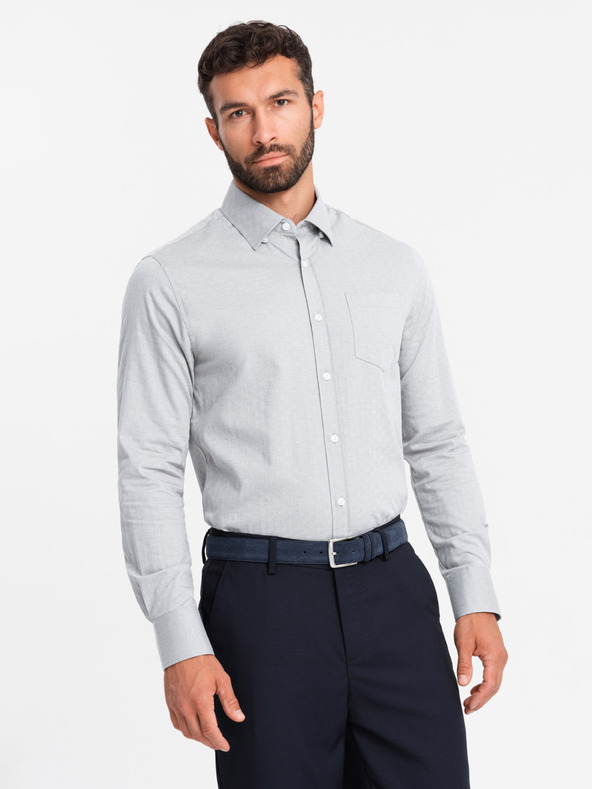 Ombre Clothing Pánska košeľa Ombre Clothing SLIM FIT V2 OM-SHCS-0174