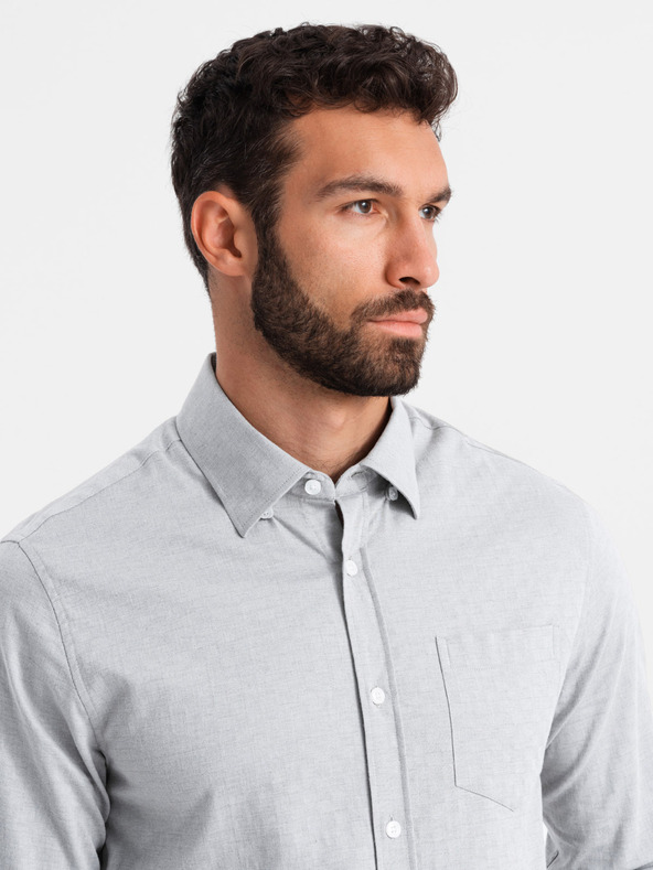 Ombre Clothing Pánska košeľa Ombre Clothing SLIM FIT V2 OM-SHCS-0174