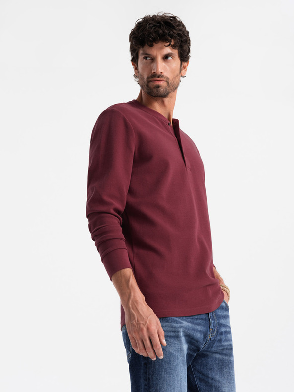 Ombre Clothing Pánske oblečenie Waffle Knit Ombre Clothing V2 OM-LSCL-0120