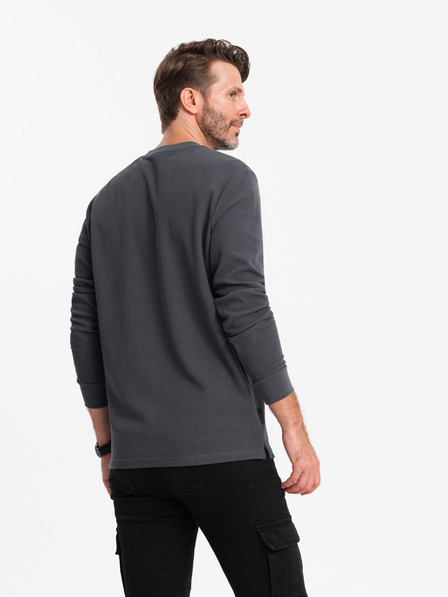 Ombre Clothing Pánske oblečenie z vaflového úpletu Ombre Clothing V3 OM-LSCL-0120