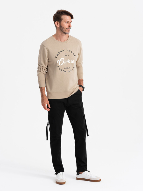 Ombre Clothing Pánska mikina Ombre Clothing STRAIGHT LEG CARGO V4 OM-PACG-0197