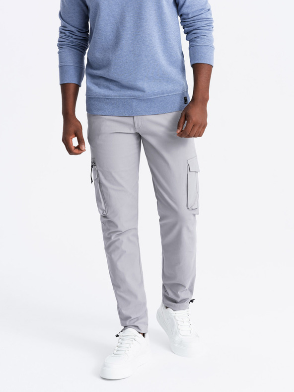 Ombre Clothing Pánske oblečenie Ombre Clothing STRAIGHT LEG CARGO V3 OM-PACG-0196