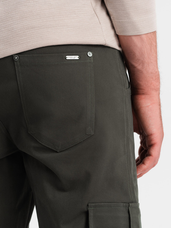 Ombre Clothing Pánske oblečenie Ombre Clothing STRAIGHT LEG CARGO V3 OM-PACG-0197