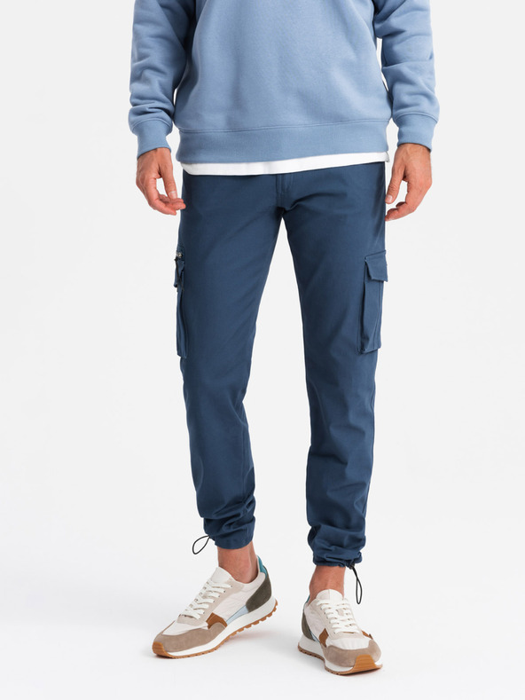 Ombre Clothing Pánske oblečenie Ombre Clothing STRAIGHT LEG CARGO V4 OM-PACG-0196