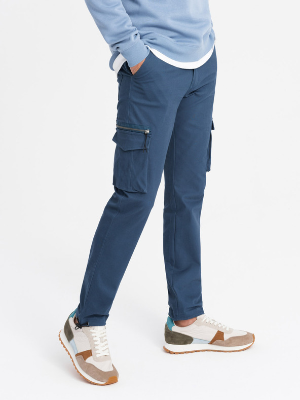 Ombre Clothing Pánske oblečenie Ombre Clothing STRAIGHT LEG CARGO V4 OM-PACG-0196