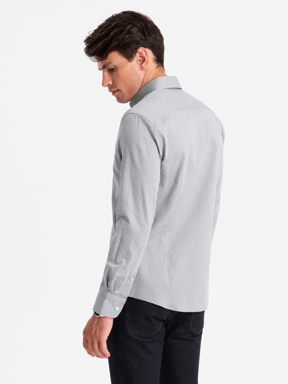 Ombre Clothing Pánske tričko Ombre Clothing SLIM FIT V2 OM-SHCS-0175