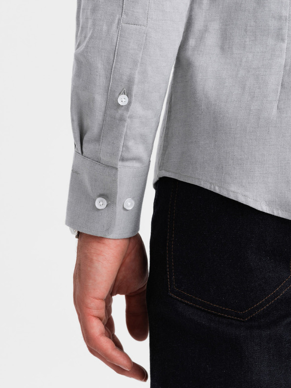 Ombre Clothing Pánske tričko Ombre Clothing SLIM FIT V2 OM-SHCS-0175