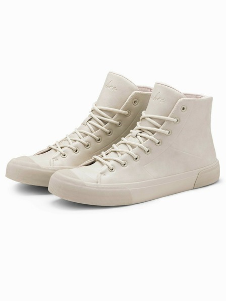 Ombre Clothing Pánske vysoké tenisky s gumovou špičkou Ombre Clothing