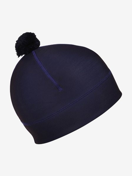 ALPINE PRO Funkčná čiapka s bambulou ALPINE PRO ABERE navy