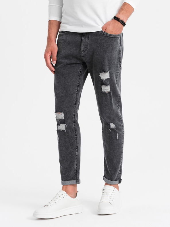 Ombre Clothing Pánske zúžené džínsy Ombre Oblečenie