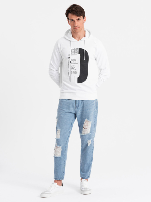 Ombre Clothing Pánske zúžené džínsy Ombre Oblečenie