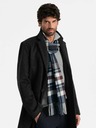 Ombre Clothing Pánska škótska károvaná šatka s lemovaním Ombre Oblečenie