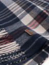 Ombre Clothing Pánska škótska károvaná šatka s lemovaním Ombre Oblečenie