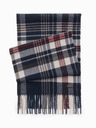Ombre Clothing Pánska škótska károvaná šatka s lemovaním Ombre Oblečenie