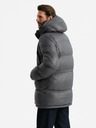 Ombre Clothing Pánska dlhá bunda s vreckami Ombre Clothing
