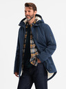 Ombre Clothing Pánska dlhá bunda parka Ombre Clothing