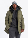 Ombre Clothing Pánska outdoorová dlhá bunda parka Ombre Clothing
