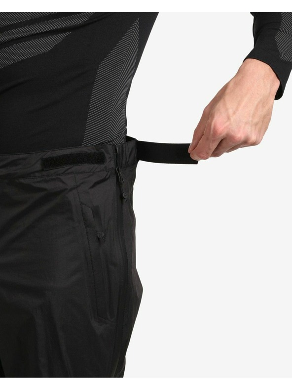 Kilpi Pánske hardshellové a nepremokavé nohavice Kilpi ALPIN-M Black
