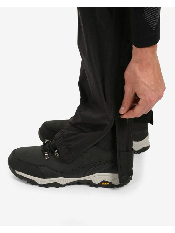 Kilpi Pánske hardshellové a nepremokavé nohavice Kilpi ALPIN-M Black