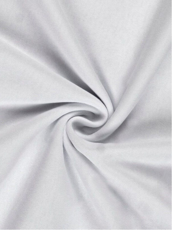 Kvalitex Jersey detské prestieradlo 60x120cm biele Kvalitex