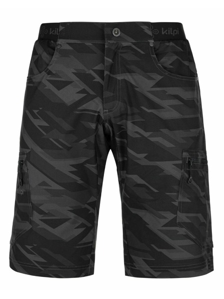 Kilpi Pánske ľahké outdoorové šortky Klipi ASHER-M Tmavo sivé