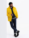 Ombre Clothing Pánska kockovaná podšitá bunda Ombre Clothing