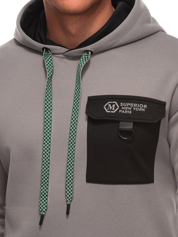 Edoti Pánska mikina s kapucňou Edoti