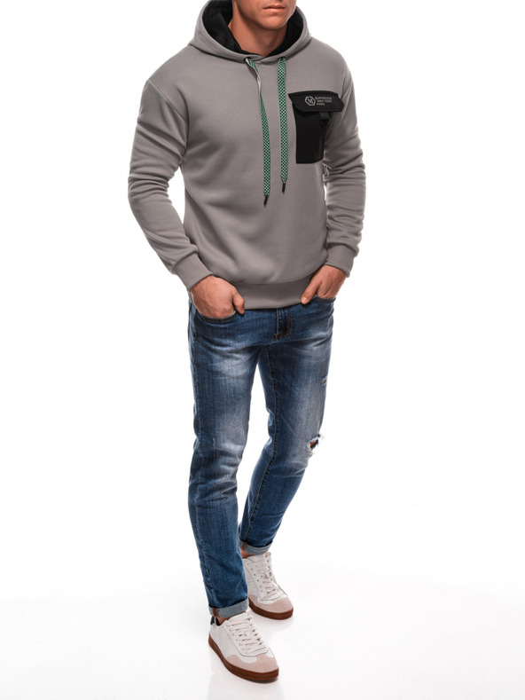 Edoti Pánska mikina s kapucňou Edoti