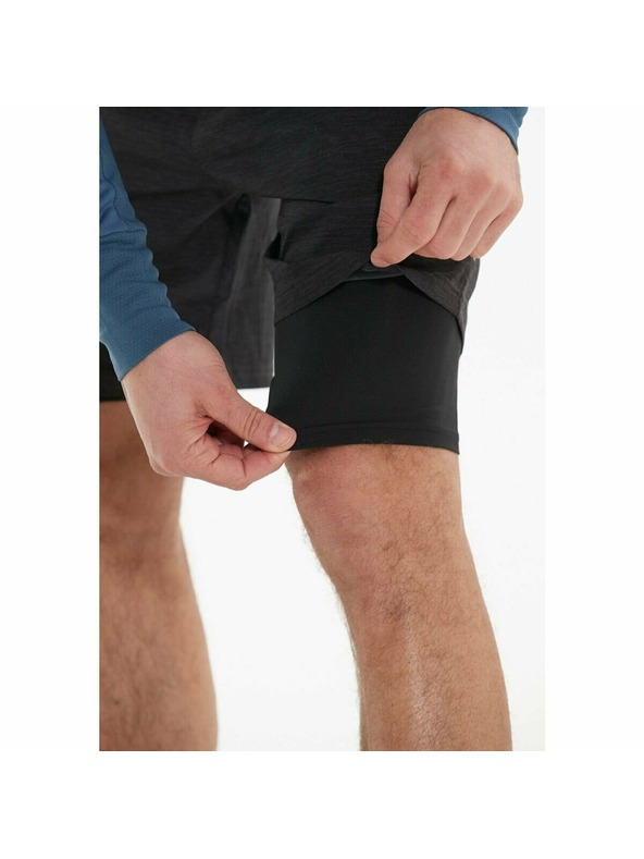 Endurance Endurance Vanclause Pánske bežecké šortky 2v1