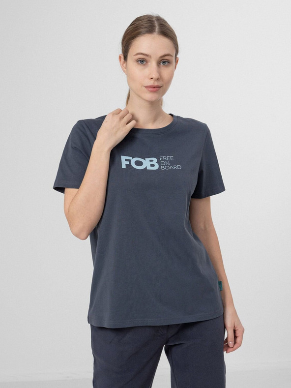 4F Dámske bavlnené tričko 4F