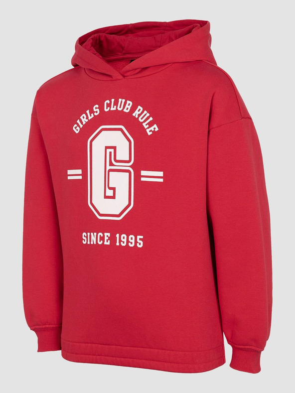 4F Dievčenská bavlnená mikina 4F