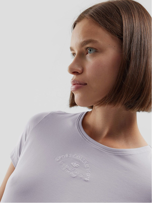 4F Dámske bavlnené tričko