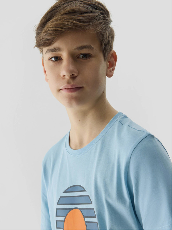 4F Chlapčenské tričko z organickej bavlny 4F